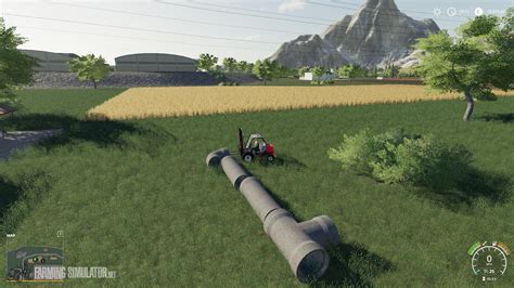 dynamic concrete pipes pack   farming simulator mods