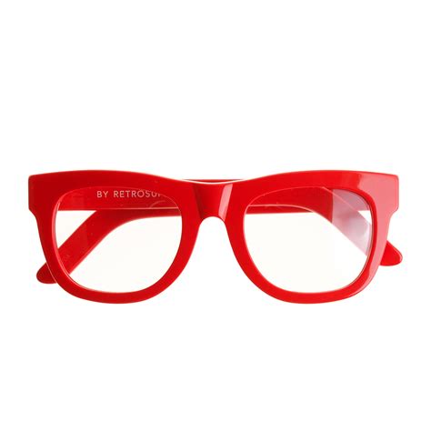 J Crew Super™ Ciccio Eyeglasses In Red Lyst