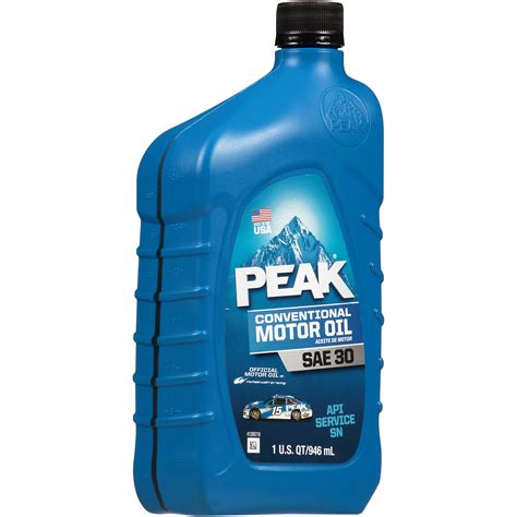 peak sae   conventional motor oil  qt bottle walmartcom