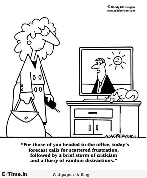 Glasbergen Office Forecast Today Cartoon Cartoon Funny