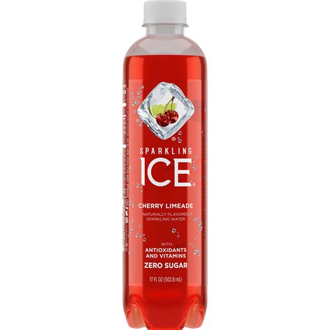 sparkling ice naturally flavored sparkling water cherry limeade  fl
