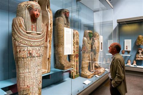 Sarcophagus In Egyptian Museum In Berlin Germany