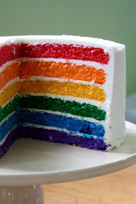 oven love rainbow cake