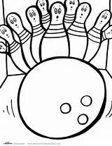 Bowling Printable Coloring Pages Coolest Printables Kids Color Sheets Party Alley Ball Colouring Pins Print Girl Go Kp Clipart Crafts sketch template