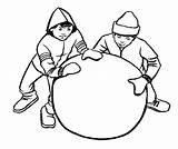 Snowball Clipartbest 20clipart sketch template