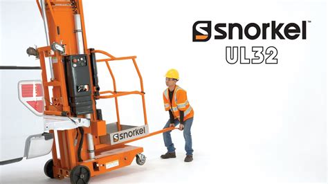 snorkel ul mast lift product feature youtube