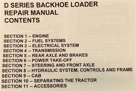service manual  ford      tractor loader backhoe repair  ebay