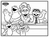 Furchester Coloring Characters Sesame Elmo sketch template