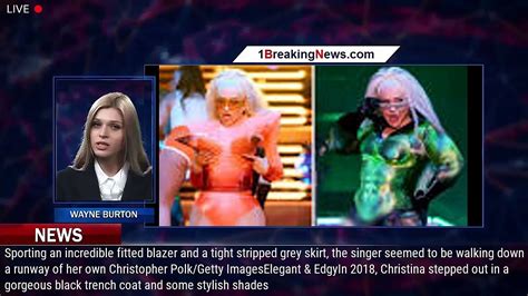 Christina Aguilera Wears Hulk Outfit With Strap On Dildo During La