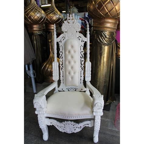 throne  ornate white throne