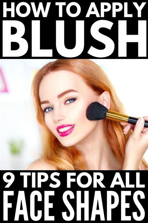 how to properly apply blush 9 tips for every face shape how to apply