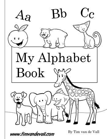 preschool alphabet book  printable alphabet letters preschool