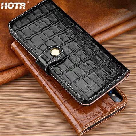 crocodile genuine leather case  iphone  xs  iphone xr xs max real leather case  apple