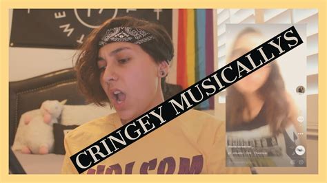 Reacting To My Old Cringy Musicallys Youtube