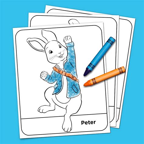 peter rabbit coloring pack nickelodeon parents
