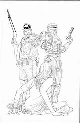 Terminator Robocop sketch template