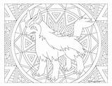 Mightyena Pokemon Coloring Windingpathsart Pages Adult Adults Choose Board sketch template