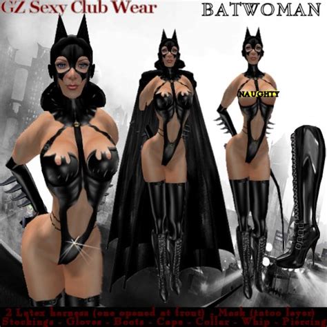 second life marketplace gz sexy batwoman latex