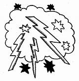 Lightning Coloring Bolt Pages Lighting Cloud Thunder Clipart Color Strike Drawing Kids Cliparts Getdrawings Getcolorings Colouring Library sketch template