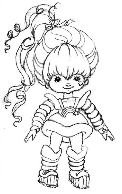 rainbow brite coloring pages    print   rainbow