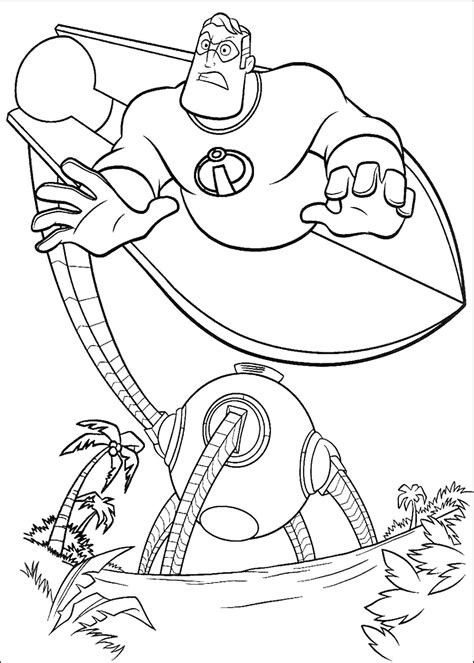 incredibles coloring pages