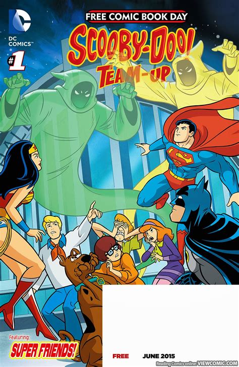 free comic book day 2015 teen titans go scooby doo team up special