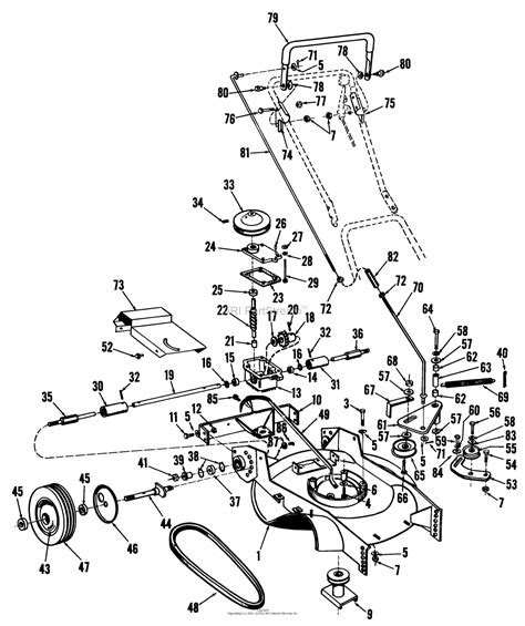 toro professional  whirlwind lawnmower  sn   parts diagram