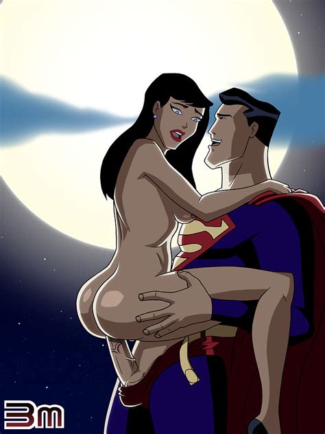 Rule 34 Dc Dc Comics Dcau Lois Lane Moon Night Nude Sex