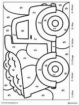 Number Coloring Printable Color Pages Truck Numbers Preschool Kindergarten Worksheets Kids Colors Worksheet Sheets Myteachingstation Choose Board Getdrawings Getcolorings sketch template