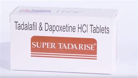 Buy Super Tadarise Tadalafil Dapoxetine 10 Pill Online