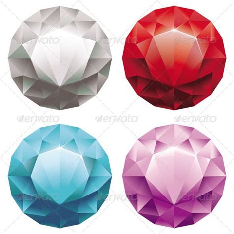 diamonds   colors pink vector crystal art