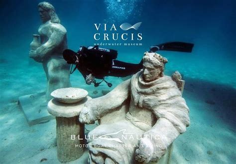 via crucis underwater museum blue nautica trogir croatia trogir