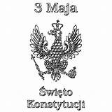 Maja Konstytucja Konstytucji Kolorowanki Kolorowanka Swieto Maluchy sketch template