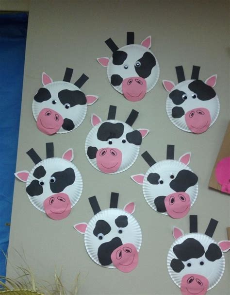paper plate  craft farm animals preschool farm theme preschool