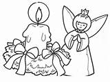 Ninos Angeli Stampare Natalizi Fiestas Angioletti sketch template