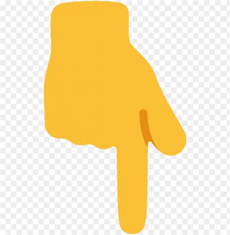 hd png finger pointing emoji png hand pointing  png