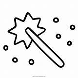 Coloring Wand Pages Popular Magic sketch template