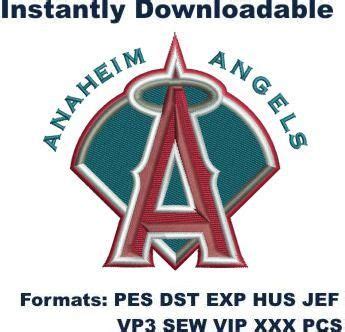 los angeles angels logo embroidery design embroidery logo angels logo los angeles angels