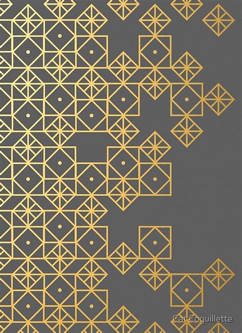 Geometric Gold By Cat Coquillette Redbubble