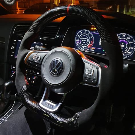 vw custom carbon fibre steering wheel ultimate customs