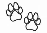 Paw Outline Prints Small Drawing Print Vippng Transparent Ai Downloads Kb Resolution Views Format  Size sketch template