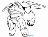 Baymax Coloring Pages Mech Disneyclips Gogo Tomago Hero Big Funstuff sketch template