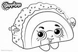 Coloring Bite Rainbow Pages Shopkins Printable Kids sketch template