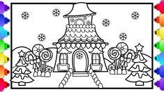 draw  castle candy land castle coloring page christmas