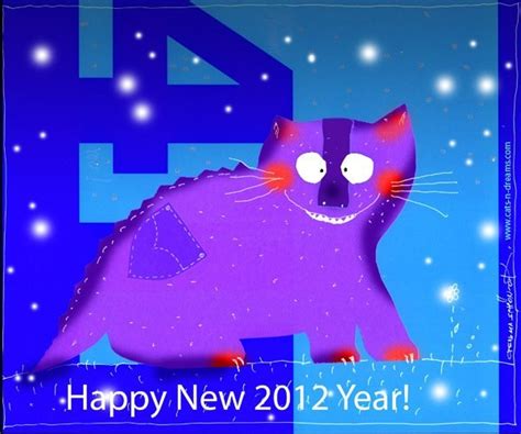 New Year Cards With Dragons Free Download