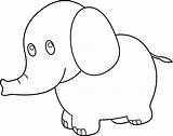 Elephant Face Coloring Pages Getcolorings sketch template