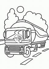Coloring Pages Truck Transportation Kids Printables Tank sketch template