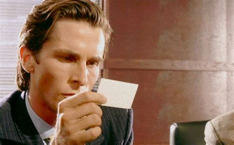 ‘american Psycho’ Director Anatomizes Iconic Business Card
