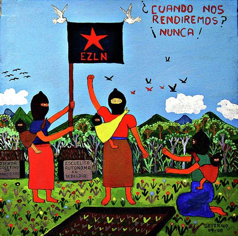 Zapatista Uprising Art By Indigenous Artists In Chiapas Mexico Greeting