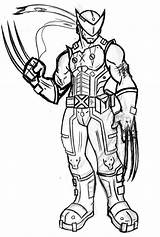 Wolverine Lobezno Colorear Colossus Getdrawings Coloringhome Kleurplaten sketch template